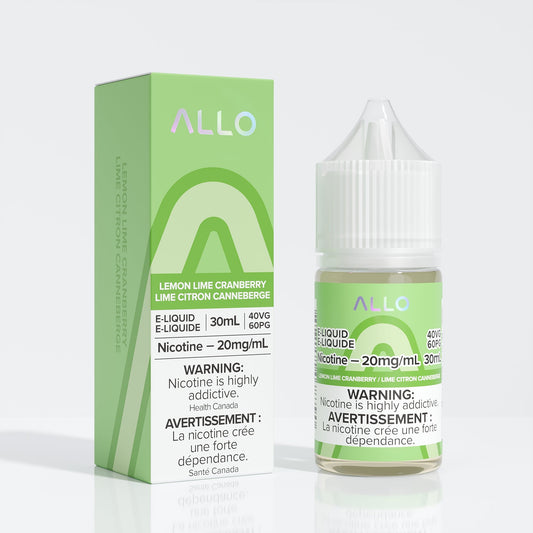 Allo E-Liquid - Lemon Lime Cranberry (ON)